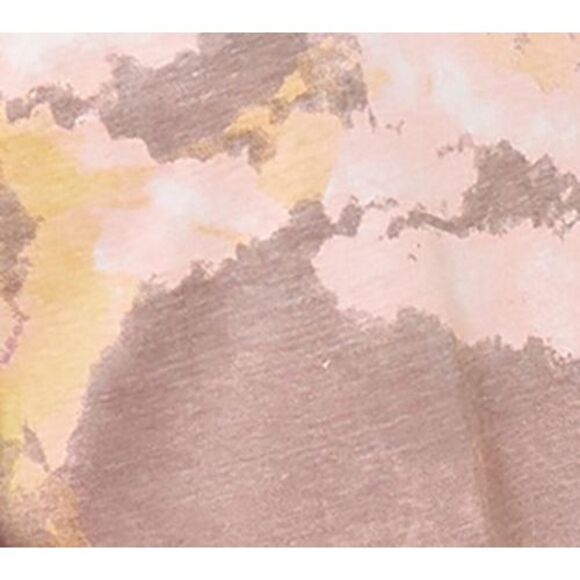 Seed to Style Women's Top Sz 2XS (XXS) Organic Cotton Watercolor Brown A460736 - Picture 3 of 4